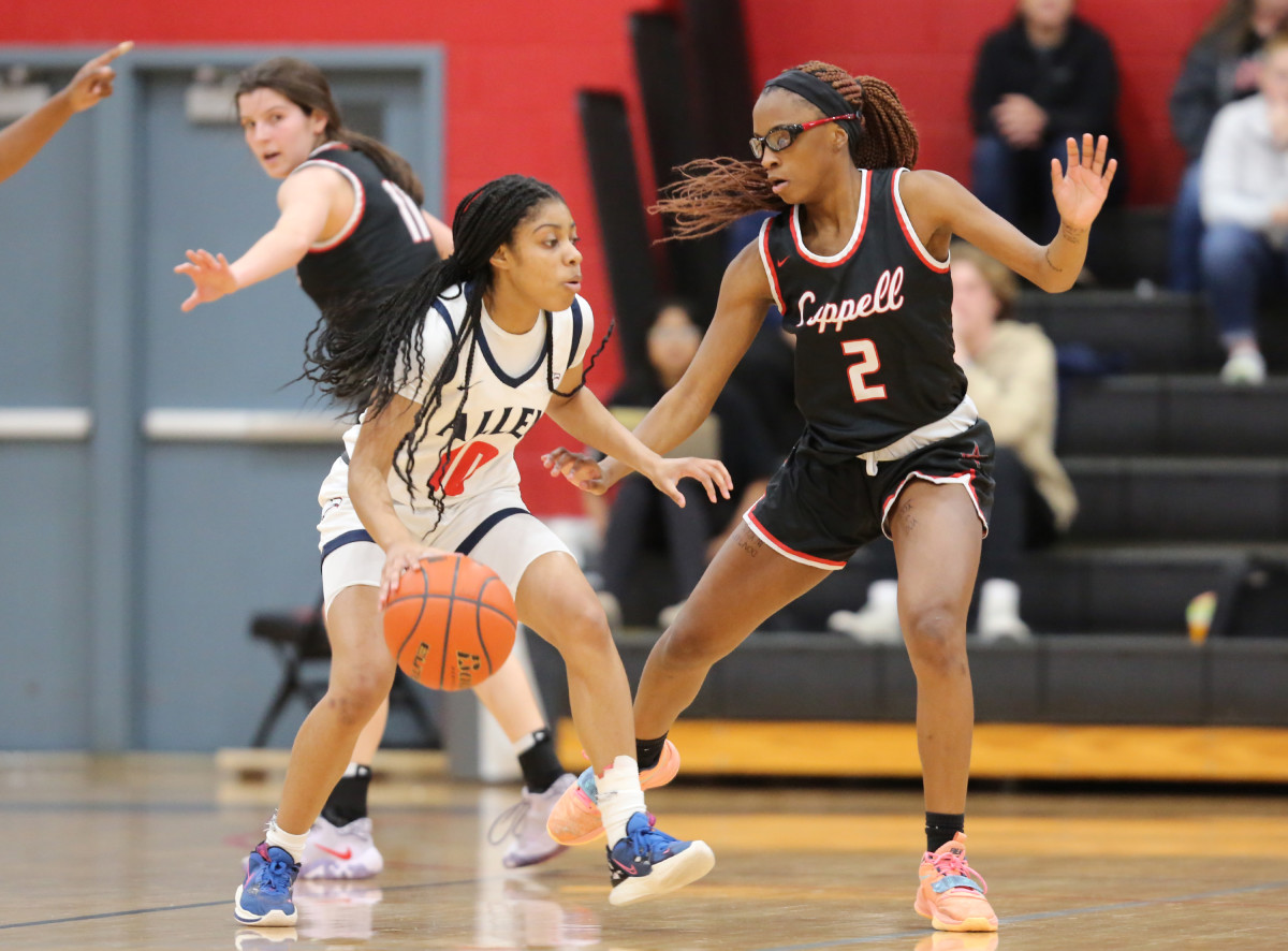 Coppell Allen Texas 6A UIL girls basketball bi-district playoffs 021323 Brian McLean 11